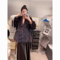百亿补贴：KELE COCO 女士双重漂染工艺貉子毛皮草外套