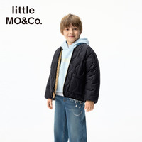  Little MO&CO. 远红外蓄热 儿童羽绒服  黑色 110/56