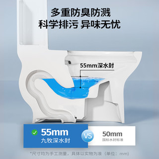  JOMOO/九牧 抗菌釉面 马桶 一键快拆盖板