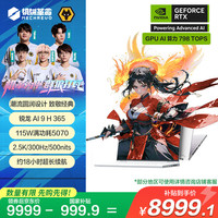 机械革命 翼龙16X 16英寸 游戏笔记本电脑 (AI 9 H 365  32G 1T RTX5070 2.5K 300HZ 白)