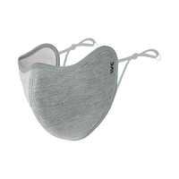 VVC口罩女防风防尘秋冬季护眼角透气易呼吸面罩户外骑行保暖 薄暮灰