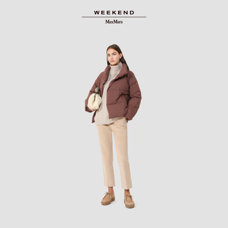 【秋冬新降】Weekend MaxMara 25女装立领绗缝羽绒服5486025206&
