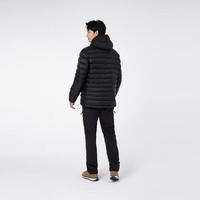 迪卡侬(DECATHLON)男女羽绒服内胆加厚连帽保暖常规款外套面包服 TREK500 男款-黑色