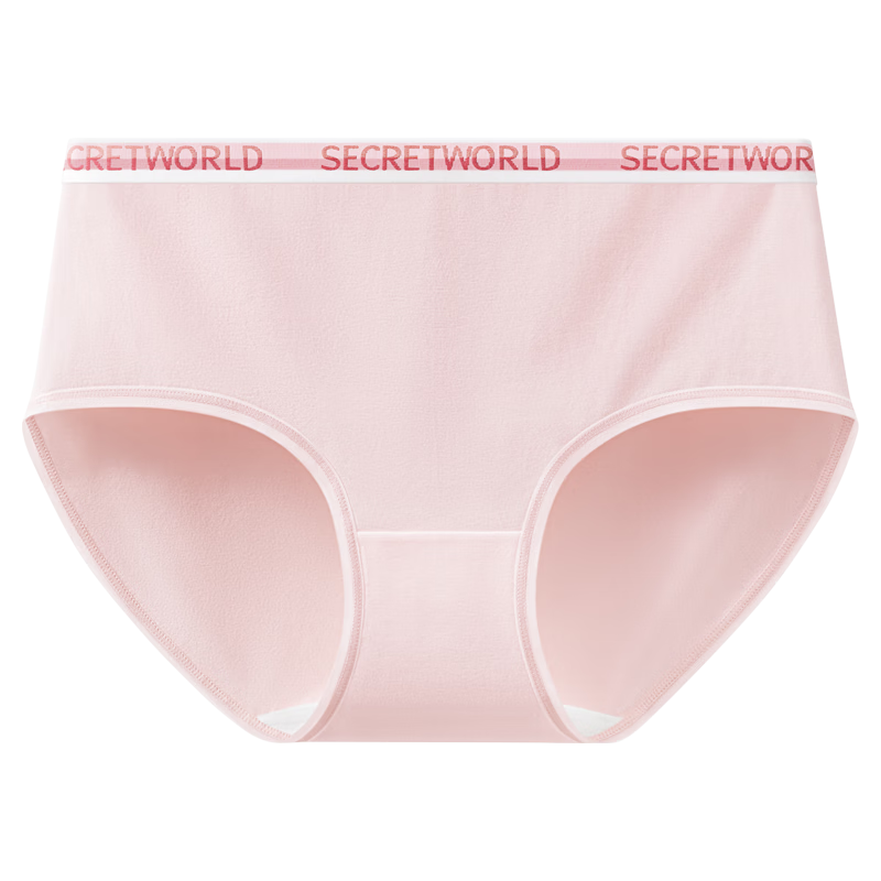 SecretWorld内裤女士纯棉100全棉a类裤衩7a级抗菌抑菌无痕透气舒适少女裤头