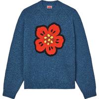 KENZO 25秋冬 男士BOKE海棠花经典版型套头针织衫