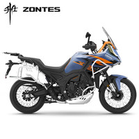 升仕 ZONTES 703F 19寸护杠版摩托车 699cc 布斯蓝