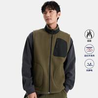 Gap 盖璞 男女装秋冬款防静电远红外发热摇粒绒马甲外套637667