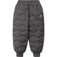 Gap男女幼童2024秋季款logo绗线松紧羽绒裤保暖儿童长裤662454