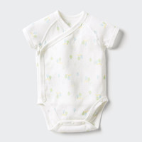 优衣库 婴幼儿宝宝Joy of Print网眼包臀衣短袖1件装473606 473607