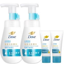 多芬 保湿洁面泡泡160mlx2+30gx2氨基酸洗面奶敏感肌清洁