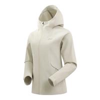 安德玛（UNDERARMOUR）3L冲锋衣女2025春夏UA户外徒步通勤防风防水外套 薏米白 M