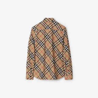 BURBERRY| 女装修身版型格纹棉质长袖衬衫 6