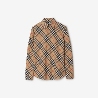 BURBERRY| 女装修身版型格纹棉质长袖衬衫 6