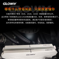 光威 24GB(12GBx2) DDR5 5600 台式机内存条 天策 马甲条 三星颗粒 CL46 皓月白