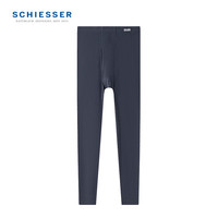舒雅(Schiesser)男士秋裤S2系列舒美棉3A抗菌抑菌保暖长裤E5/23920Y 碳黑 L 【70-80公斤】