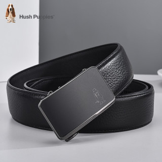 暇步士 皮带男士中年轻奢商务休闲真皮内穿内扣式裤腰带自动扣头层牛皮