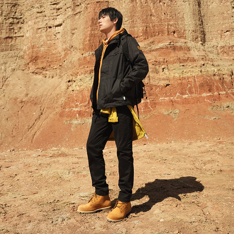 添柏岚（Timberland）官方踢不烂男鞋大黄靴马丁靴户外|37578 37578W/小麦色 宽版TB1  43.5