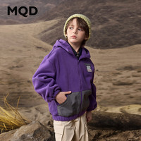马骑顿（MQD）MQD秋季学院风休闲运动潮酷摇粒绒连帽外套