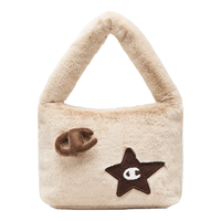 Champion 冠军冬季单肩包星星饼干男女休闲潮流手提包 浅卡 均码