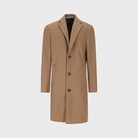 ZARA 【韩系极简】男式纯色高级气质贵气时尚直筒翻领毛呢大衣