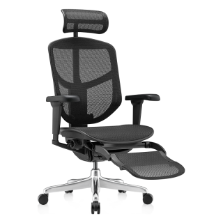 Ergonor 保友金卓雄鹰 人体工学椅 高性价比电脑椅家用办公椅游戏电竞椅 黑色网(尼龙椅脚)