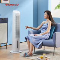 格力空调扇家用卧室轻音冷风机移动立式强风遥控冷风扇塔扇水空调