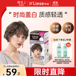 花王莉婕Liese 泡沫染发剂BAW82雾感灰棕l