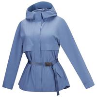 KOLON SPORT可隆女士户外防水外套戈尔中长款通勤休闲防风夹克