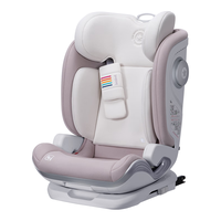 贝思贝特(besbet)阳光号儿童座椅3-12岁大童宝宝汽车用i-Size认证智能通风加热 樱桃粉(智能款)