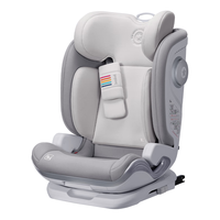 贝思贝特(besbet)阳光号儿童座椅3-12岁大童宝宝汽车用i-Size认证智能通风加热 海鸥灰(智能款)