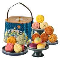 皇家尚食局月饼礼盒 低糖月饼奶黄流心糕点心高档品陕西特产 雀月东方礼盒 1499g