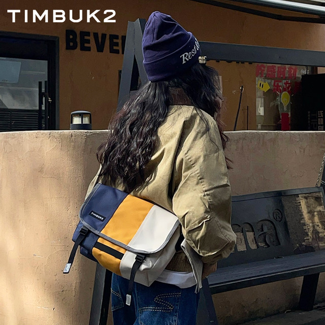 TIMBUK2 明星同款通勤单肩斜挎包蜜色S码