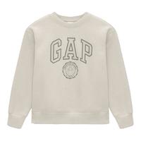 Gap男童字母logo抓绒长袖卫衣642567
