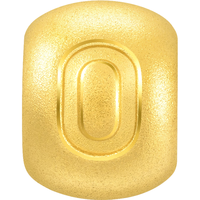 周生生黄金转运珠 足金Charme宝贝 数字串珠组合 单颗 93665C 1克及以内