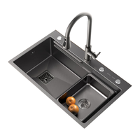 日丰卫浴 RF-SDN7046178ND 厨房水槽 700mm*460mm*230mm 不锈钢