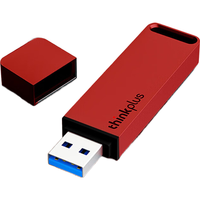  thinkplus 高速传输 移动固态U盘  红色 256GB
