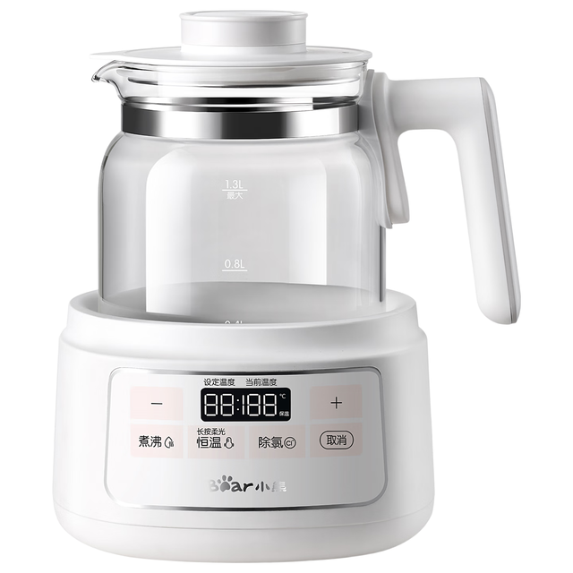 移动端：小熊 全玻璃 恒温壶调奶器 TNQ-H13K3 1.3L -升级更快煮沸