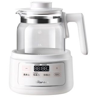 小熊 全玻璃恒温水壶 恒温壶调奶器婴儿冲奶烧水壶TNQ-H13K3 1.3L -升级更快煮沸