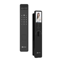 萤石AI3D人脸识别猫眼大屏Y3000FVS家用密码智能门锁