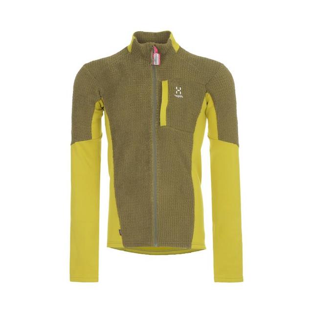 限尺码：火柴棍 男式青绿色拼接抓绒衣