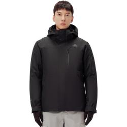 伯希和 冲锋衣三合一男女24鹅绒内胆户外登山服 漫暮黑