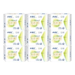 ABC 卫生巾棉柔0.1cm极薄瞬吸云棉迷你巾棉柔亲肤干爽