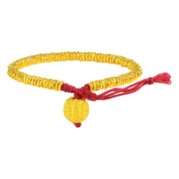 老庙黄金足金财神手串碎金盘缠财源滚滚 2.01-5克 16-18cm 足金