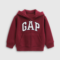 Gap 盖璞 男女童2025秋季新款logo抓绒连帽卫衣804633