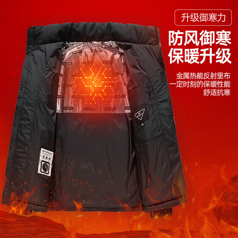 七匹狼羽绒服男冬季科技三防鸭绒外套保暖面包服城市轻户外夹克