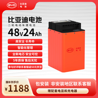 比亚迪 BYD 电动车锂电池48V24Ah BYD锂电池 雅迪爱玛台铃电池