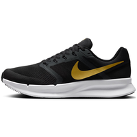 耐克男子透气专业跑步鞋冬季公路缓震NIKE RUN SWIFT 3 DR2695 010 黑/金属金/煤黑/白 42 男性