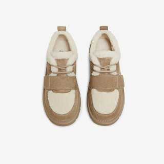 PLUS会员：百思图 加绒毛毛鞋棉鞋