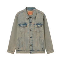 Levi's李维斯 美式复古水洗做旧 牛仔夹克