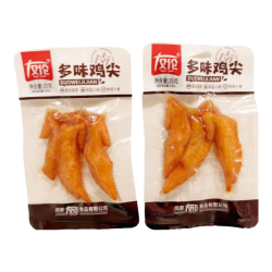 友伦 多味鸡尖25g 熟食即食零食居家追剧解馋小吃肉类休闲食品 友伦翅尖25g*1包